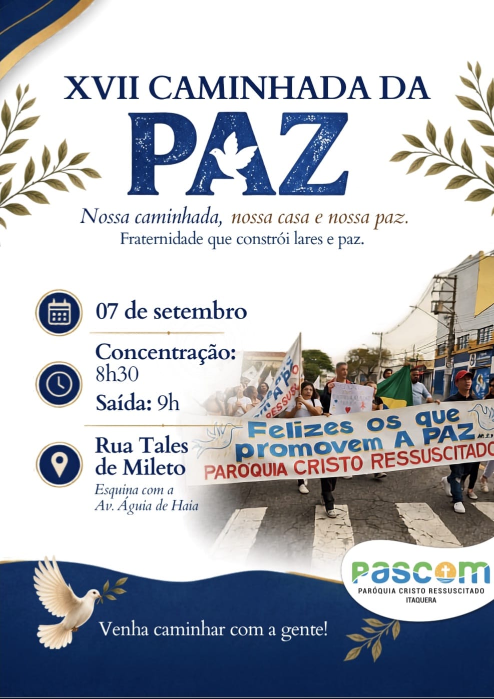 Informativo — Caminhada da Paz