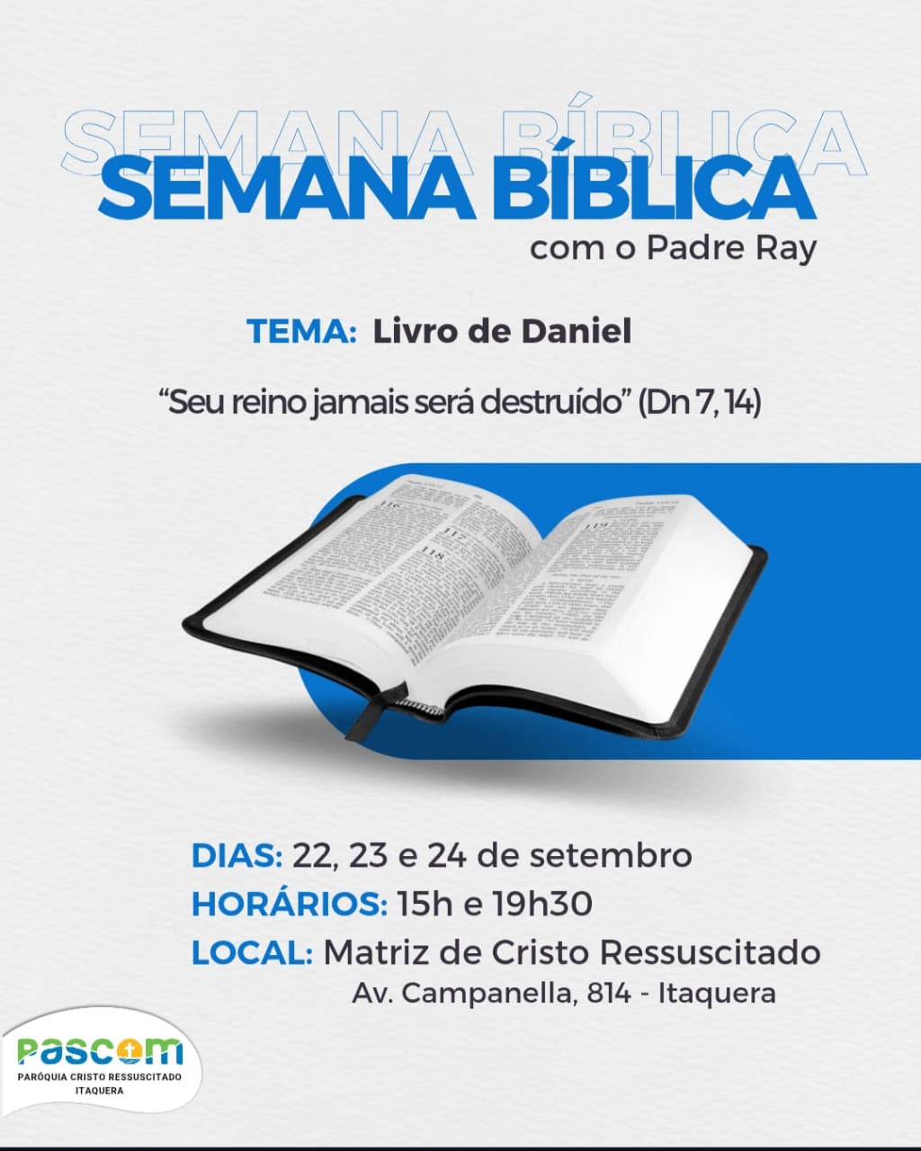 Informativo — Semana Bíblica